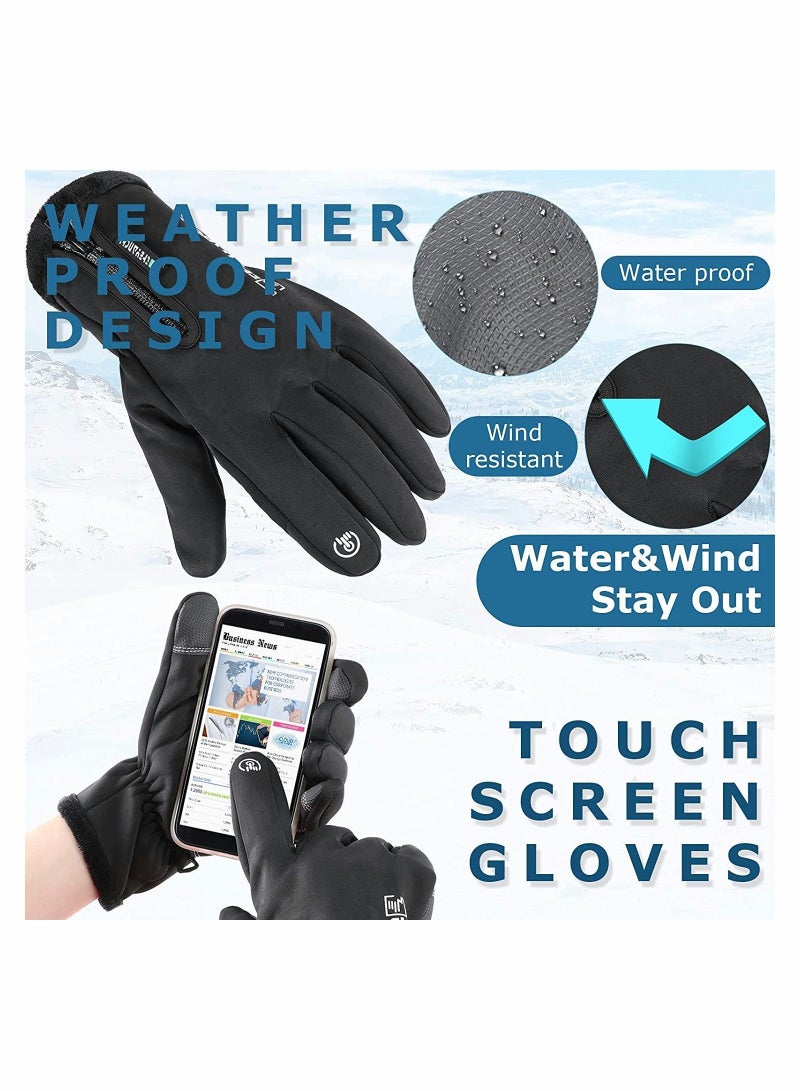 Y&D Winter Balaclava Face Mask with Ski Gloves, Cold Weather Full Breathable Air Cover Touch Screen Gloves for Men Women Skiing, Riding  - Image 5