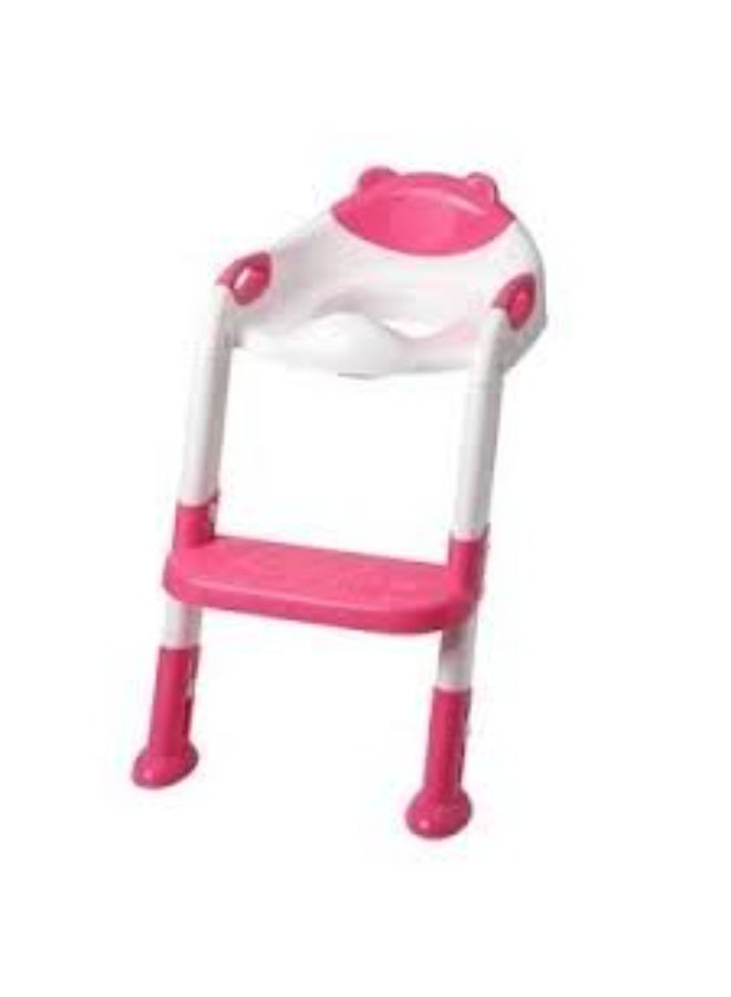 Toddler Toilet Training Seat Chair with Soft Padded Seat and Non-Slip Steps - Image 1