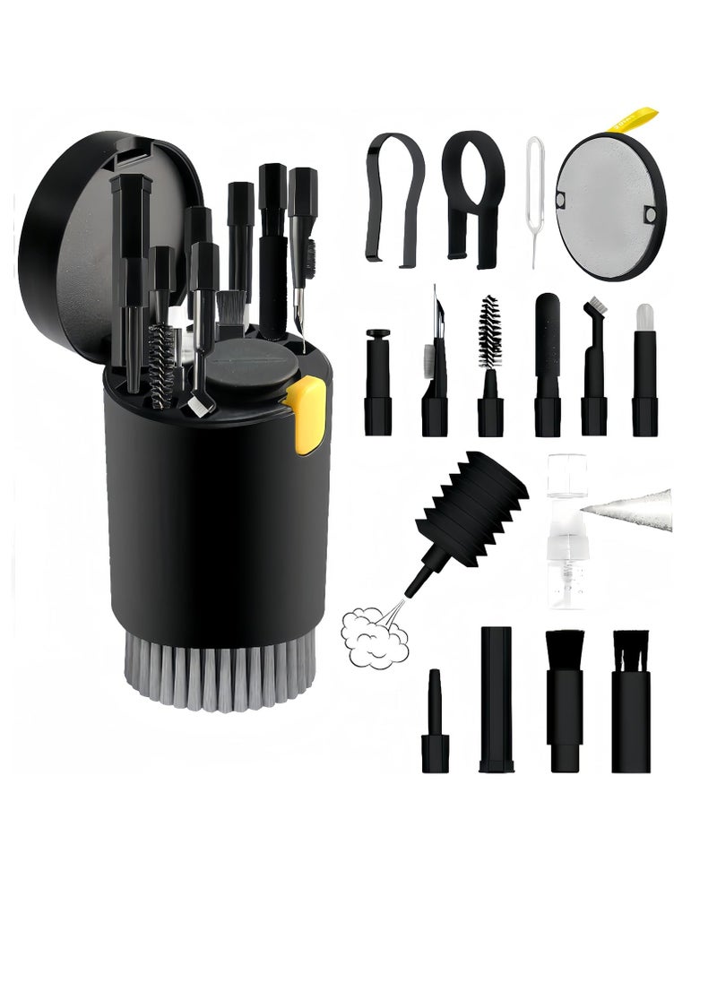 PAMEER 20-in-1 Laptop Phone Screen Cleaner Kit, Computer Keyboard Brush Cleaning Spray set for iPhone AirPods MacBook iPad, Electronic Device Clean Tool for Camera PC Monitor Earbud TV Tablet Car Screens  - Image 1