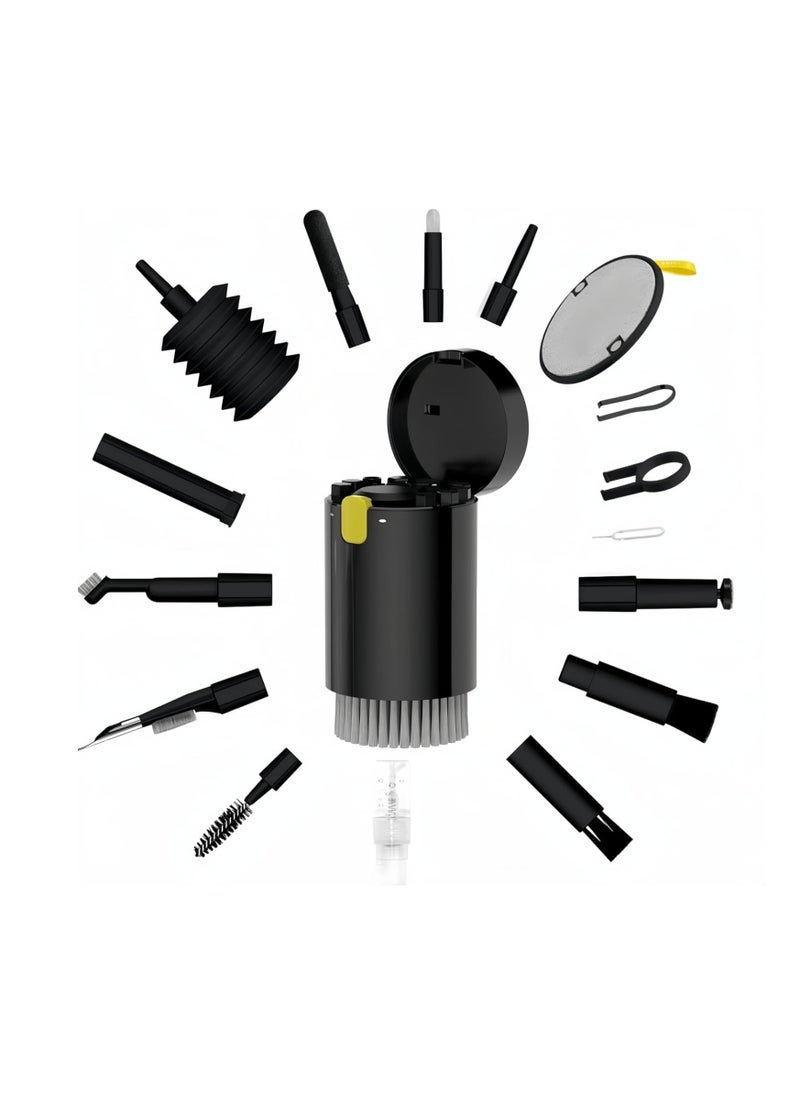 20-in-1 Laptop Phone Screen Cleaner Kit, Computer Keyboard Brush Cleaning Spray set for iPhone AirPods MacBook iPad, Electronic Device Clean Tool for Camera PC Monitor Earbud TV Tablet Car Screens