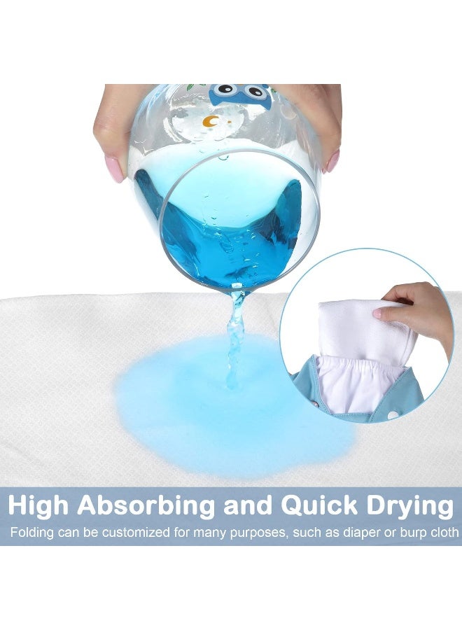 Zomiboo 30 Pack Birdseye Cloth Diapers for Babies with 30 Pcs Diaper Pins - Image 4