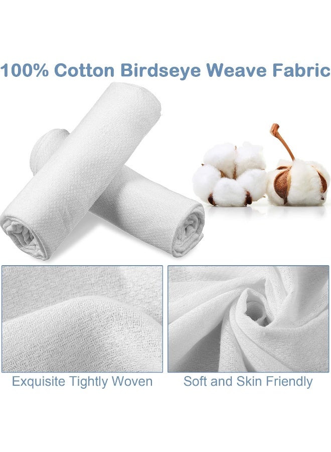 Zomiboo 30 Pack Birdseye Cloth Diapers for Babies with 30 Pcs Diaper Pins - Image 3