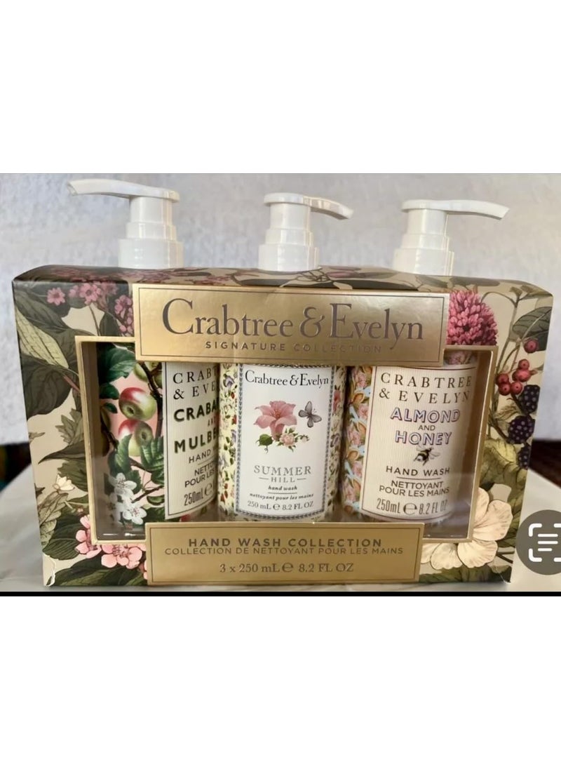 Crabtree & Evelyn - Crabtree  Evelyn The Handwash 3Pack Collection is the perfect indulgence for your hands combining three luxurious scents - Image 1