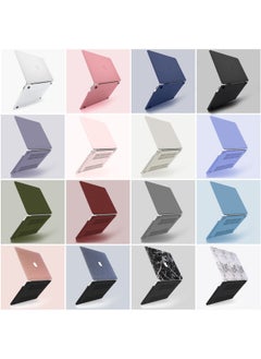 Generic Protective Case For MacBook Pro Apple Laptop Protective Case Frosted Quicksand Cream Leather Case Color Painting-Color:Cream-Rock Ash-Applicable Model:Hollow Out Retina15(A1398)  - Image 2