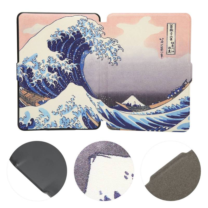Ebook Reader Covers: High-quality Durable PU Leather, Automatic Wake Sleep, Lightweight Portable Protective Case for Kindle Paperwhite 1/2/3 Reading Enthusiasts - Image 3