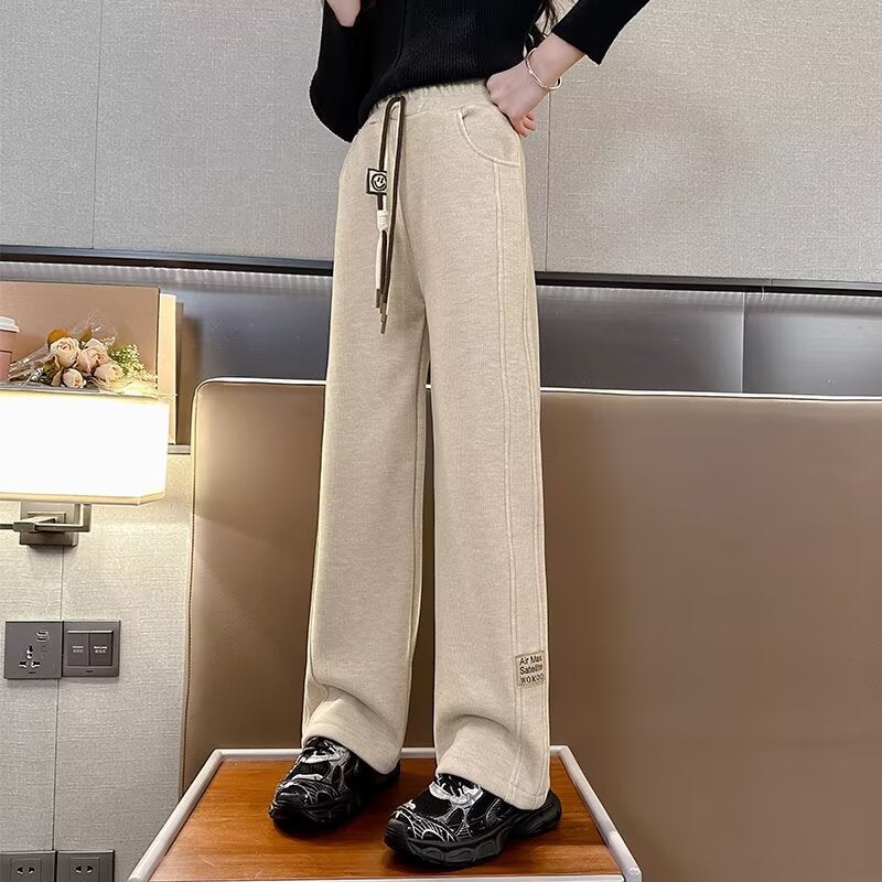 Girls' Wide Leg Pants For 2025 Outer Wear Large Children'S Loose Casual Spring Pants For Primary School Students Children'S Pants - Image 5
