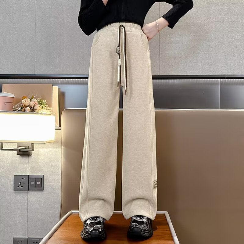 Girls' Wide Leg Pants For 2025 Outer Wear Large Children'S Loose Casual Spring Pants For Primary School Students Children'S Pants - Image 4