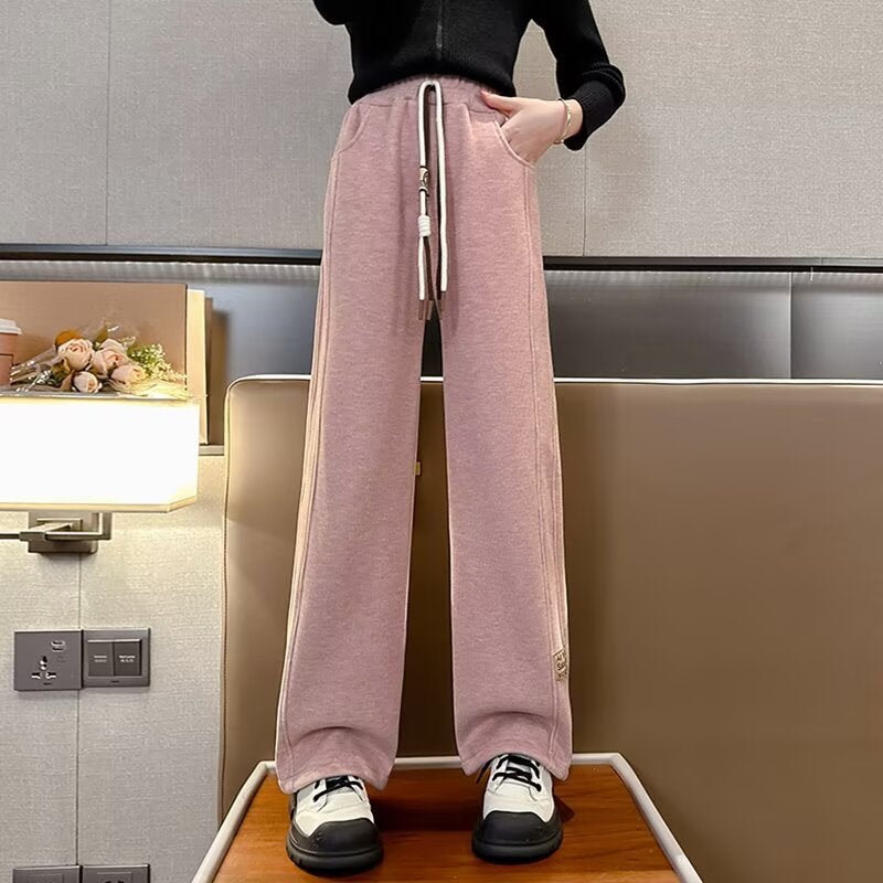 Girls' Wide Leg Pants For 2025 Outer Wear Large Children'S Loose Casual Spring Pants For Primary School Students Children'S Pants - Image 3
