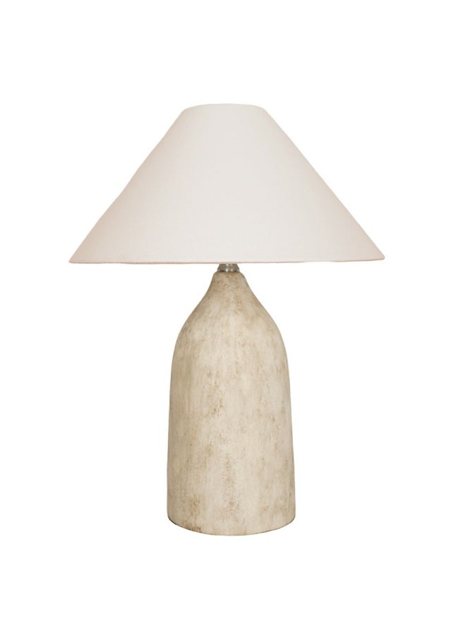 DANUBE HOME Travis Table Lamp - Beige Ceramic - Decorative Finish - Image 5