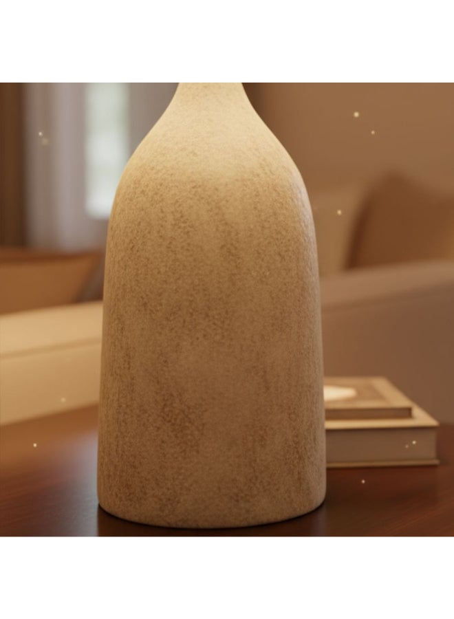 DANUBE HOME Travis Table Lamp - Beige Ceramic - Decorative Finish - Image 2