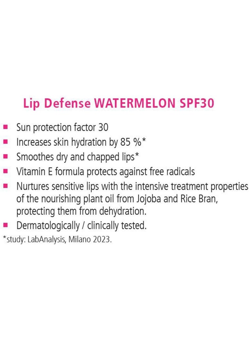 سيباميد مرطب شفاه بعامل حماية من الشمس 30 للشفاه الجافة والمتشققة بنكهة البطيخ 4.8 جرام - Image 3