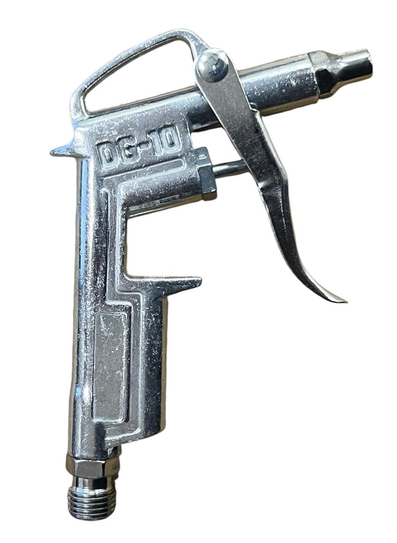 ADAWAT ADAWAT Air Blow Gun with Adjustable Air Flow Nozzle Air Flow Exte Air Compressor Tool Dust Cleaning Air Blower Gun Pneumatic Air Tools and Air Blowing Gun Compressor Cleaning Tool Metal Gun  - Image 2