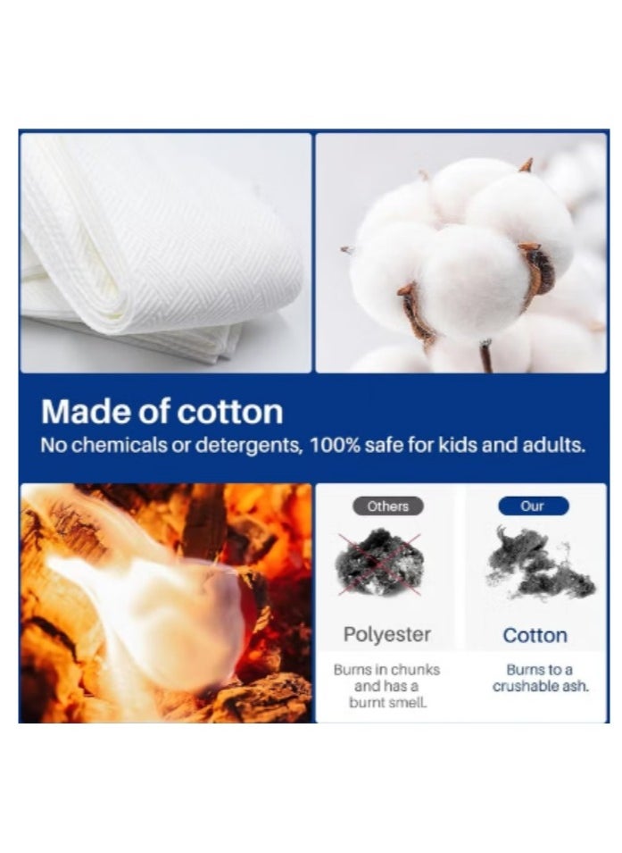 OASIS-TH - Premium Disposable Bath Towels, Disposable Bath Towels Portable Soft Towel Set for Hotel, Bathroom, Spa, Trip, Camping Highly Absorbent 70X140CM  4 Individually Packaged - Image 1
