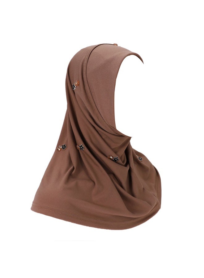 Women Muslim Headwear Wearable Traditional Wear Long Fashion Head Scarf for Ladies - Image 2