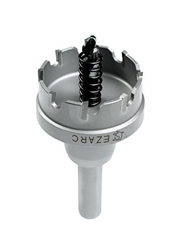 EZARC Carbide Hole Saw Heavy Duty, Hole Cutter for Stainless Steel, Sheet Metal 2-1/8" 54mm - Image 1