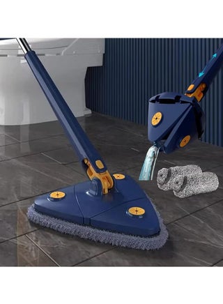 360 Degree Rotatable Adjustable Cleaning Mop - Imitation Hand Twist Quick Dry Mop, Extendable Triangle Mop 360° Rotatable Adjustable 130 cm Cleaning Mop - pzsku/ZC100093086D7F29EFC03Z/45/_/1733444912/c40b27eb-8643-45ed-a931-436131d7e700