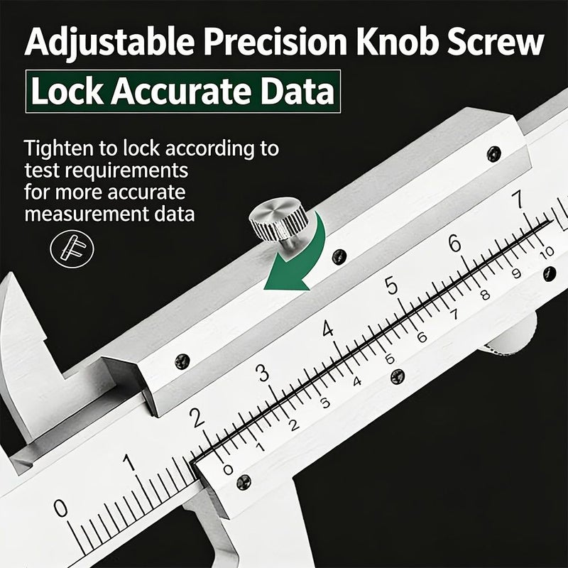 Stainless Steel Vernier Caliper 200mm 0 02mm Precision Inner Outer Diameter Depth Step Measurement - Image 5