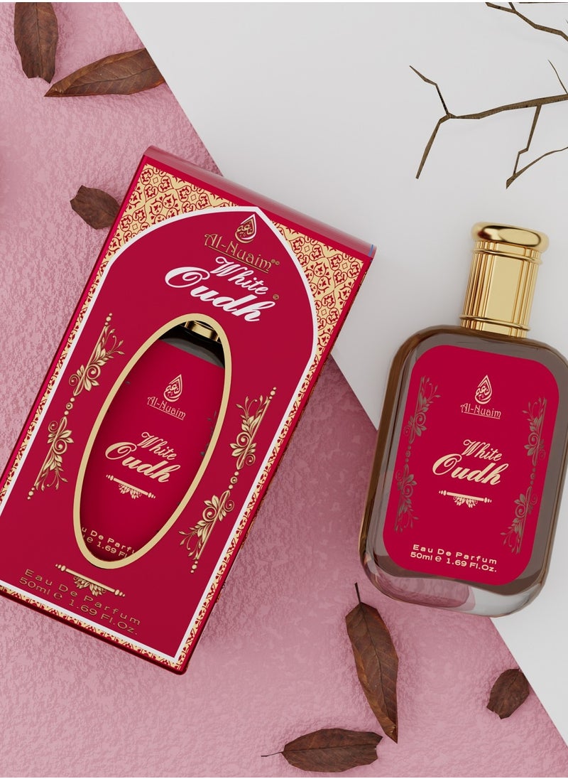 Al Nuaim - Al-Nuaim White Oudh Eau De Parfum for Men & Women - Pack of 2 (50ml Each) | EDP Perfume | Long Lasting & Luxury Fragrance - Image 1