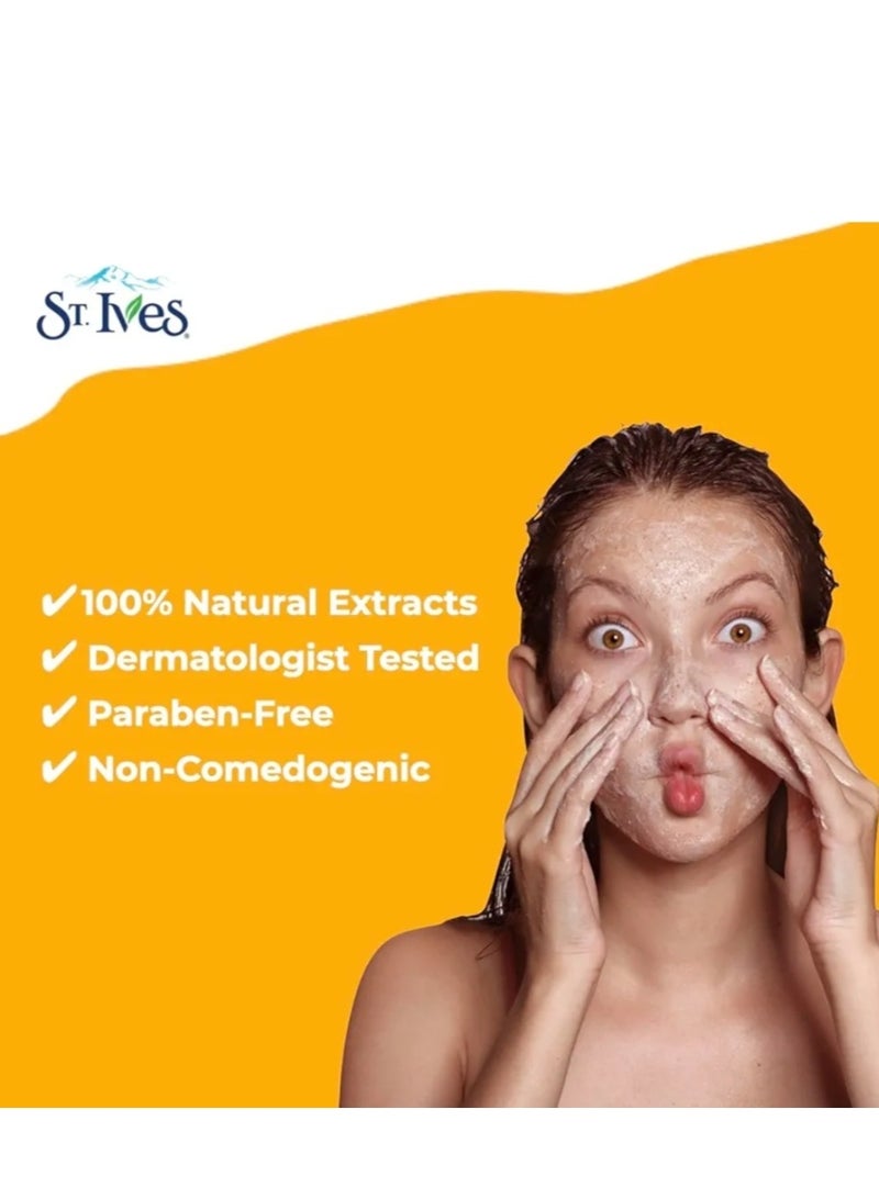 St. Ives Brightening Scrub with Pink Lemon and Tangerine, 6 ounces 170G. - Image 3
