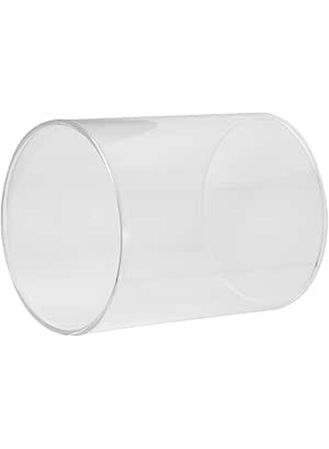 Glass Cylinder Serving Bowl 9cm Diameter 15cm Height Hollow Double Ended Plate For Food Salad Presentation In Kitchen Restaurant - Image 1