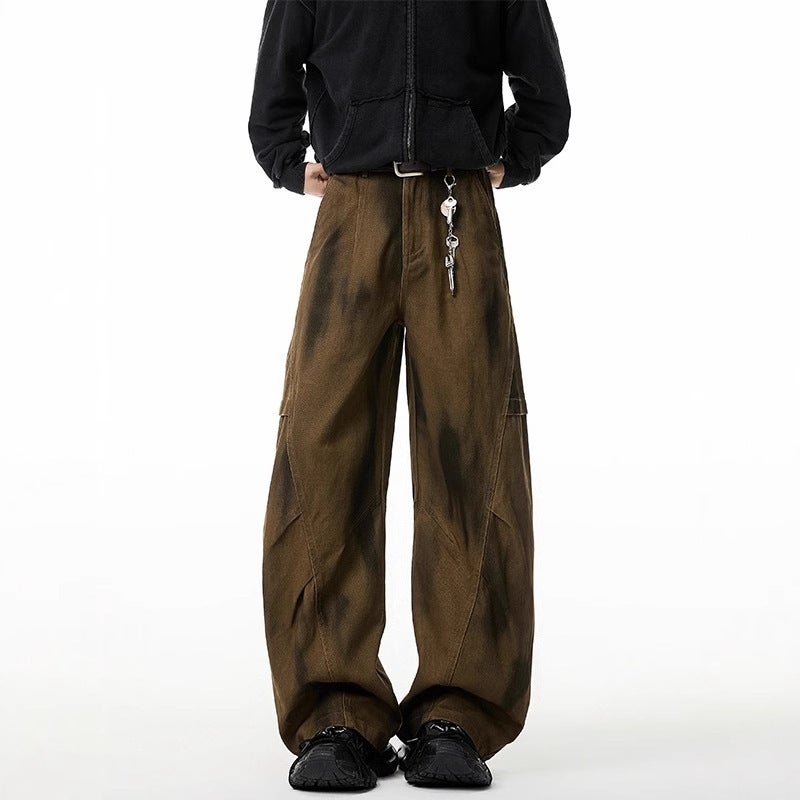 Unisex Classic Denim Jeans Loose Fit Daily Outdoor Wear - Image 1