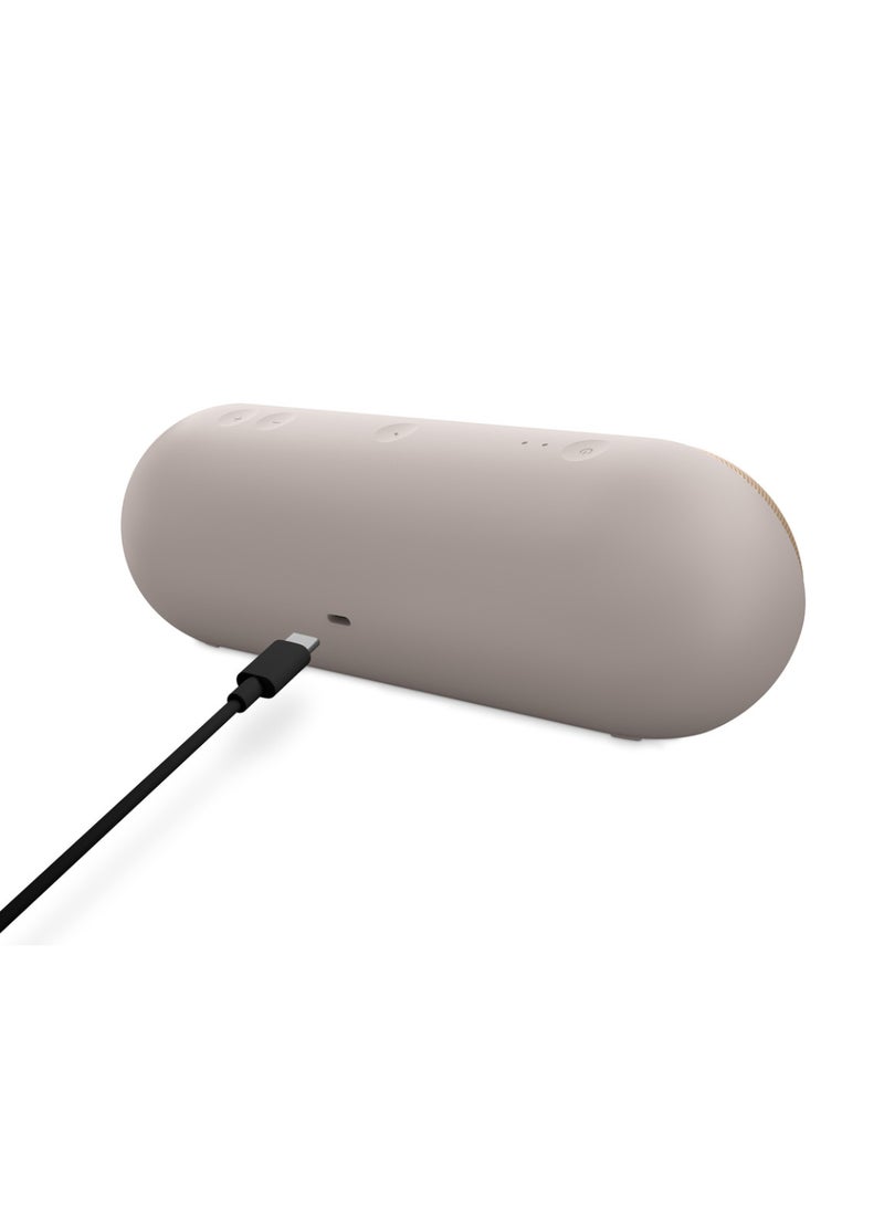 beats Pill – Wireless Bluetooth Speaker and Portable Charger via USB-C – Up to 24 Hours Battery Life, IP67 Water Resistant, Apple & Android Compatible, Built-in Microphone Champagne Gold - Image 5