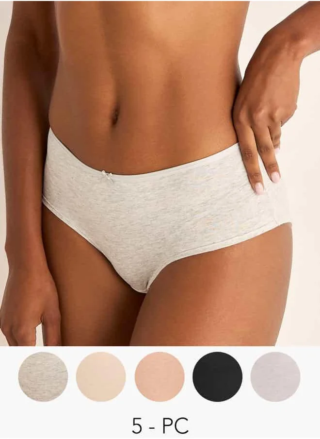 FAV Set of 5 - Bow Detail Full Briefs
