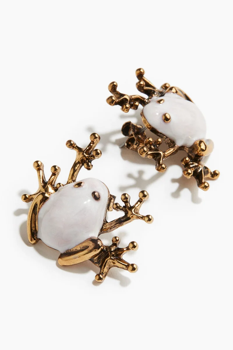 H&M Frog earrings