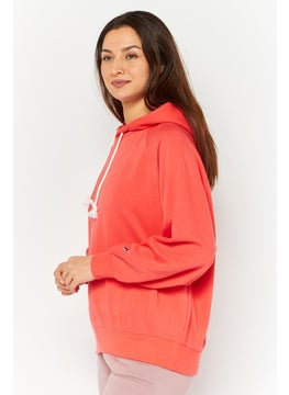 Champion Women Sportswear Fit Long Sleeve Outdoor Sweatshirts, Coral Red  - Image 3