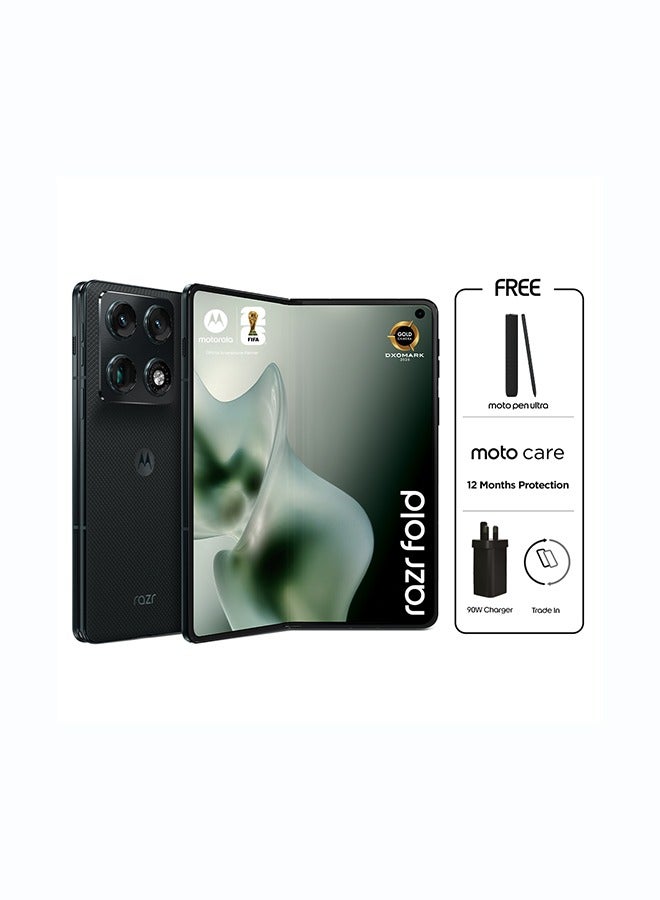 Motorola Razr Fold Dual SIM 5G Blackened Blue 16GB RAM  512GB  with moto pen ultra and Free Gifts - Middle East Version - Image 1