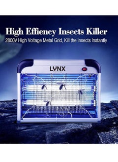 لينكس LYNX LED علة صاعق الذباب الفخاخ الكهربائية الداخلية صاعق البعوض القاتل البعوض مصيدة الفاكهة للمنزل المطاعم حديقة المطبخ 20 واط LN-IK-2020  - Image 3