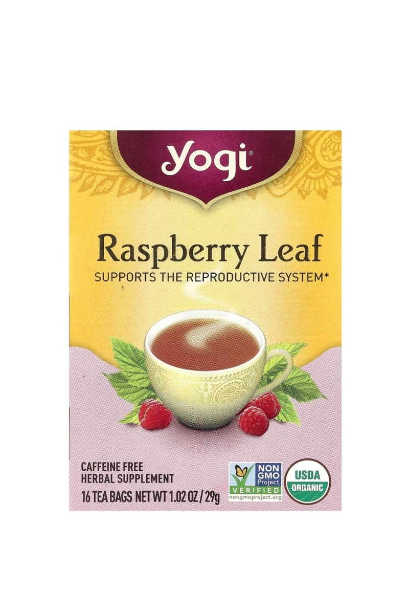 شاي يوغي شاي أوراق التوت للنساء خالي من الكافيين 16 كيس شاي 1.02 أونصة (29 جم) - Image 1