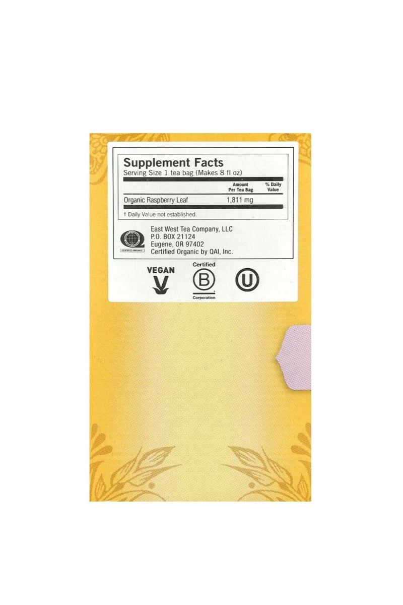 شاي يوغي شاي أوراق التوت للنساء خالي من الكافيين 16 كيس شاي 1.02 أونصة (29 جم) - Image 2