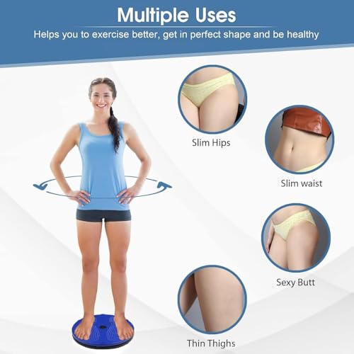 SUREFIT جهاز تقوية البطن المزدوج الربيعي مع لوحة الالتواء | جهاز تمرين البطن | معدات صالة الألعاب الرياضية المنزلية لتمارين البطن، تنحيف الخصر، تقوية النواة وفقدان الوزن - Image 5