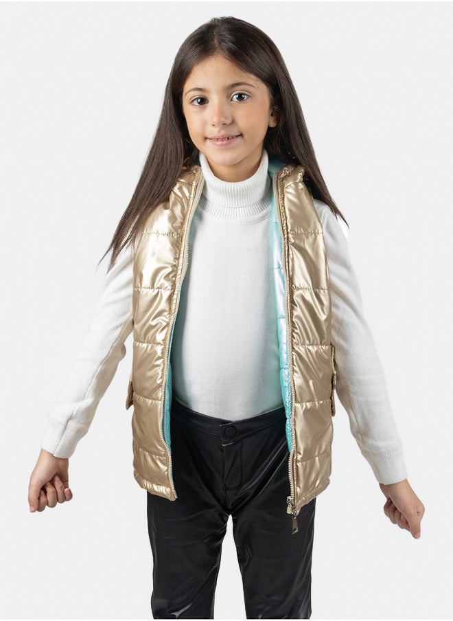 giggles - gillet long double face - Image 1
