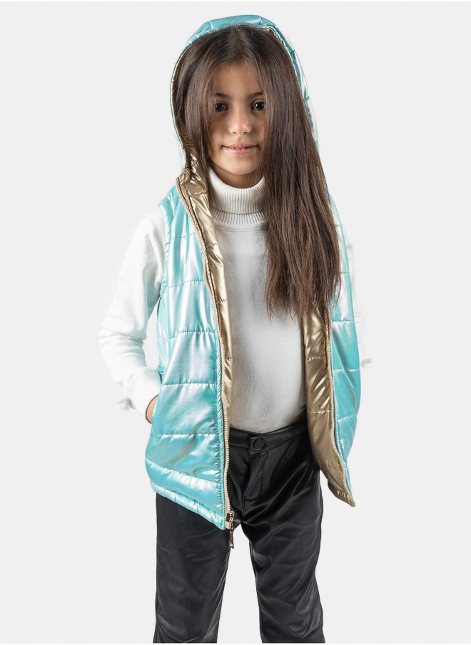 giggles - gillet long double face - Image 1