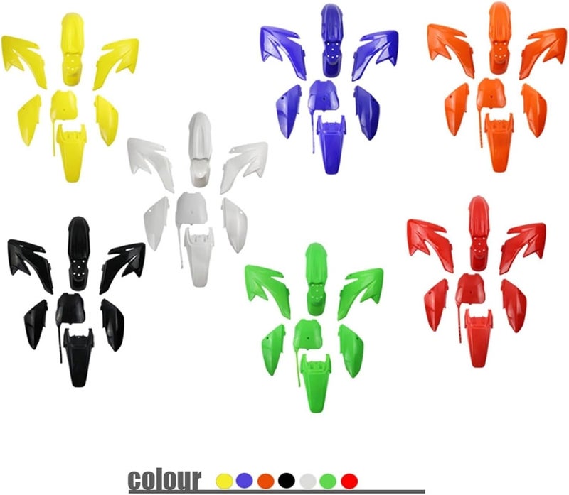 Wivplex Motorcycle Dirt Bike CRF 70 Full Body Fairing Cover Set - Image 5