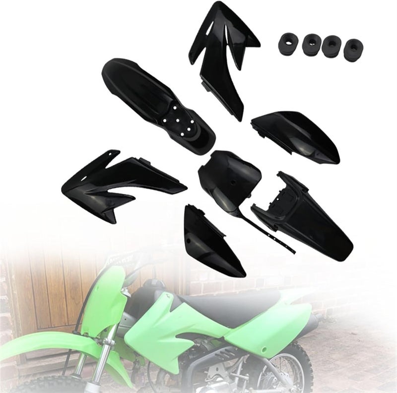 Wivplex Motorcycle Dirt Bike CRF 70 Full Body Fairing Cover Set - Image 1