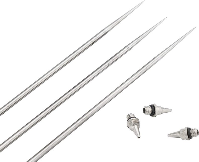 Uouteo 3PCS 0.5mm Airbrush Nozzle and Needles Replacement Parts for Airbrush Spray Gun - Image 5