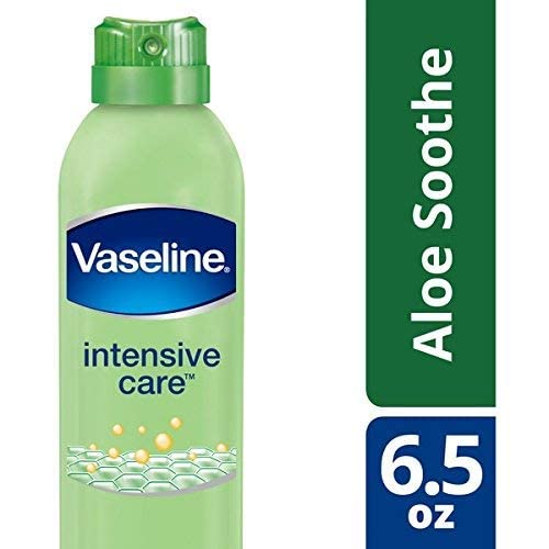 Vaseline Intensive Care Spray Moisturizer, Aloe Soothe Spray Lotion Moisturizer for Dry Skin with Micro-Droplets of Vaseline Lotion (Pack of 2, 6.5 Oz Ea) - Image 4