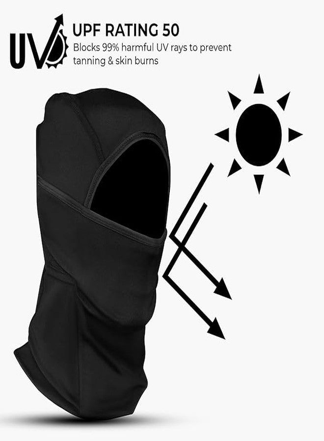 AUTOGUYS Ryder Full Face Mask for Bikers Riding Balaclava for Men Masks for Bike Riding Accessories Cycling Accessories Helmet Cap for Men Women Rider Helmet Balaclava for Men [Black, Pack of 1] - Image 4