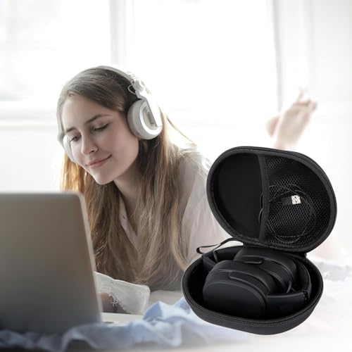 VERTUS® Headphone Protective Storage Case Cover for Boat Rockerz 512 ANC Headphones (Hard Shell|EVA|Black) - Image 3