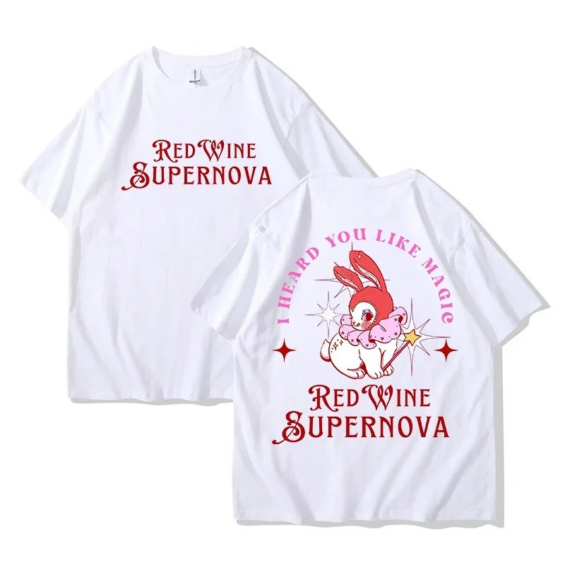 Red Wine Supernova T Shirt Chappell Roan Men/Women Clothing - Image 4