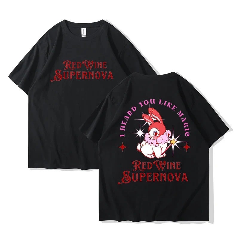 Red Wine Supernova T Shirt Chappell Roan Men/Women Clothing - Image 3