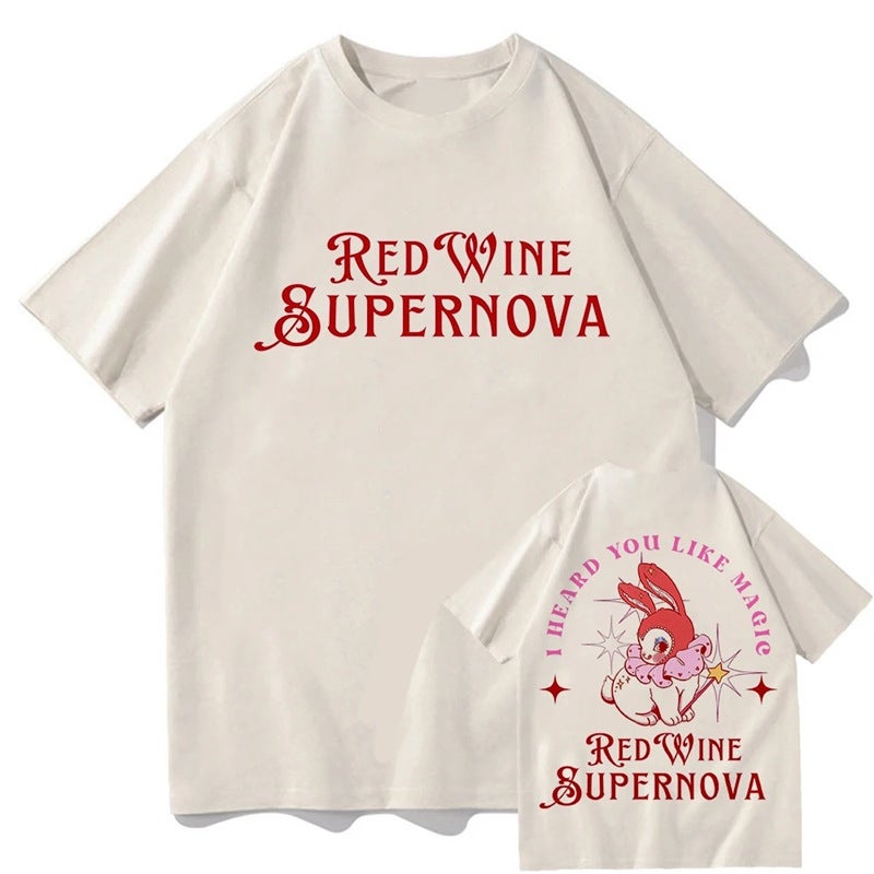 Red Wine Supernova T Shirt Chappell Roan Men/Women Clothing - Image 2