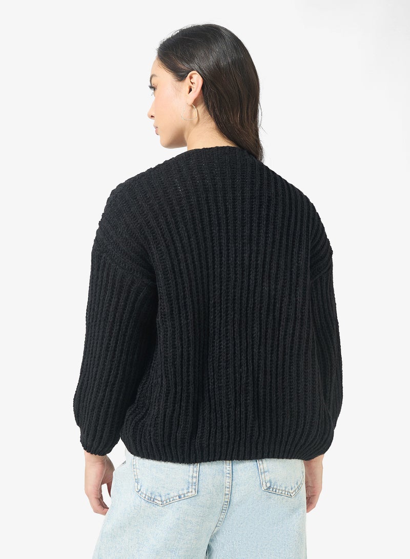 Ginger Polo Neck Cropped Sweater - Image 2