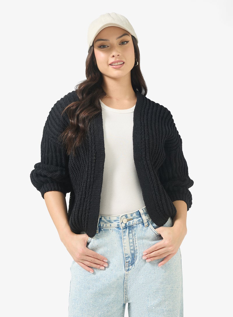 Ginger Polo Neck Cropped Sweater - Image 1