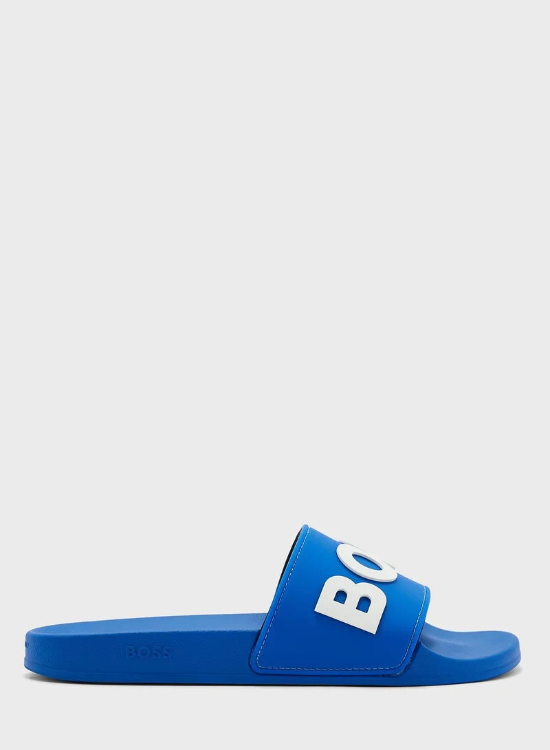 BOSS Logo Slip On Slydes