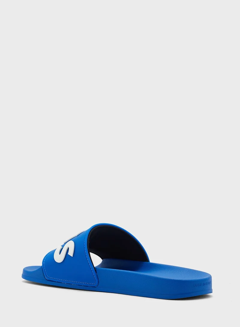 BOSS Logo Slip On Slydes