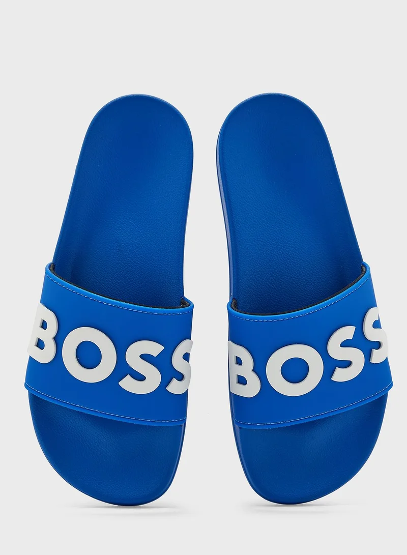 BOSS Logo Slip On Slydes